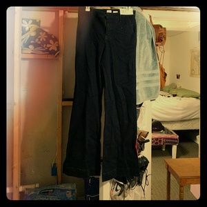 Never worn Andeway denim flare trousers